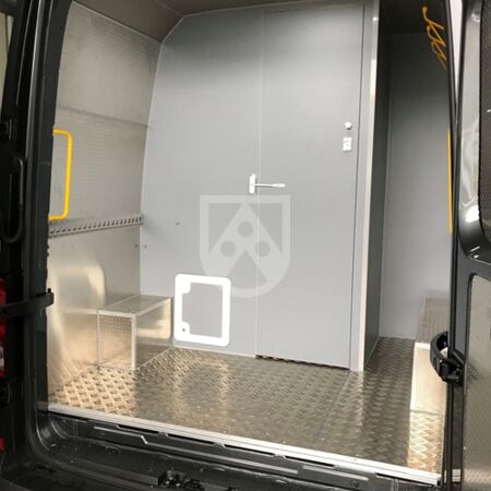 Foamlite® - plastic vehicle construction sheets in a service van